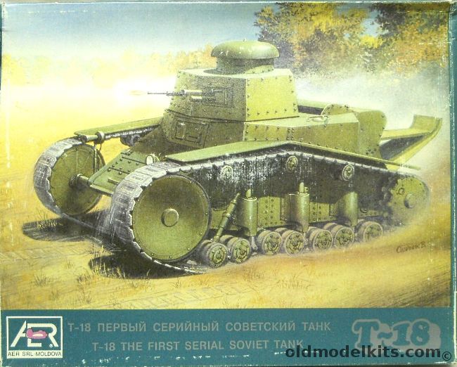 AER 1/72 T-18  Soviet Tank - (MS-1 / T18), TB0018 plastic model kit